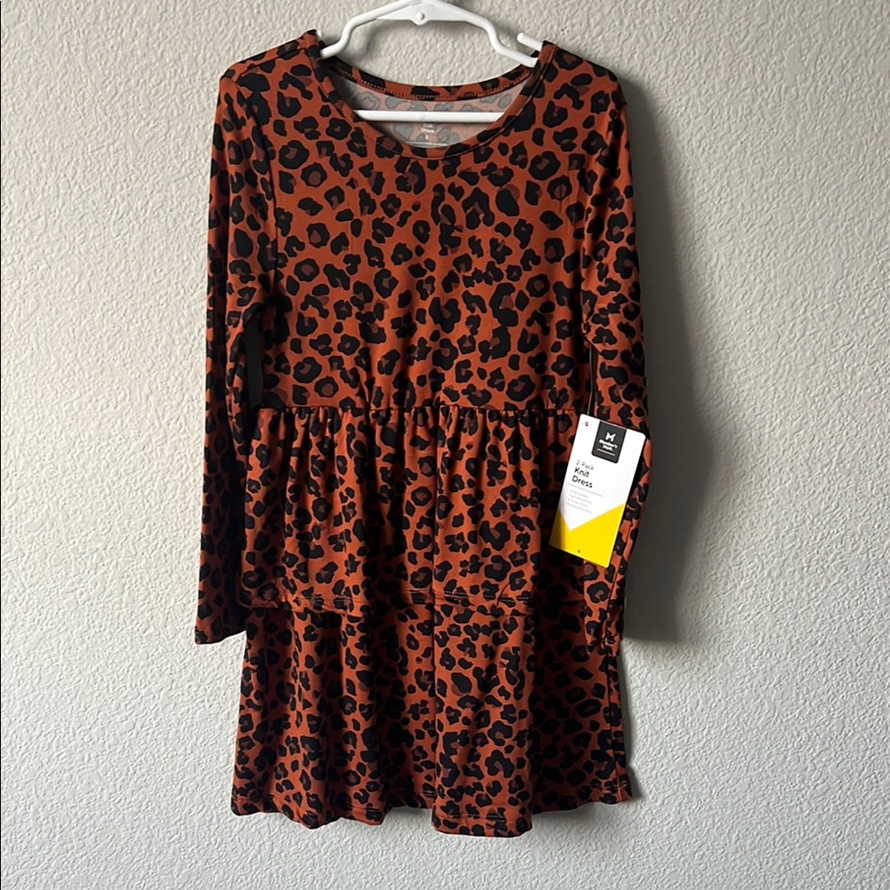 Adorable Leopard Print Kids Dress